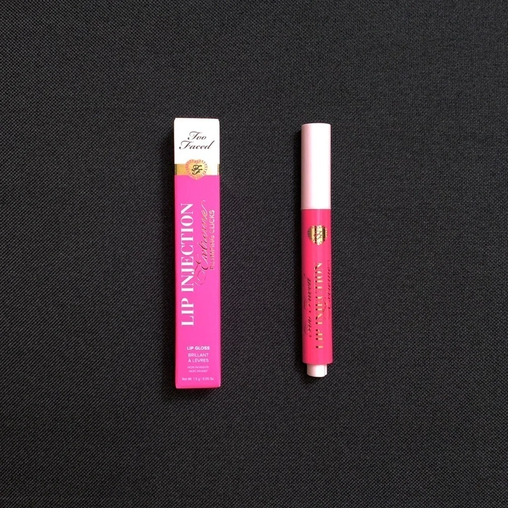 TOO FACED Sweet Lavender Lip Injection Extreme Plumping Clicks Plump Gloss